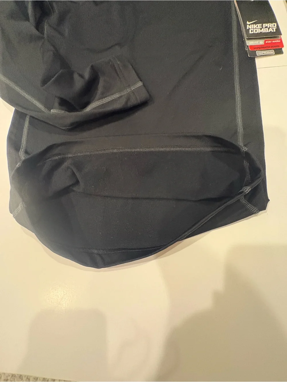 Brand New Boys Nike Pro Combatn Dri-Fit Black Shirt XL